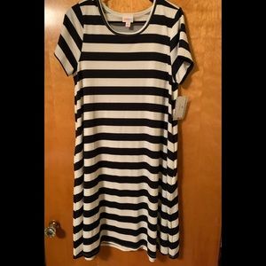 Lularoe Striped Jessie Dress.  Size S.